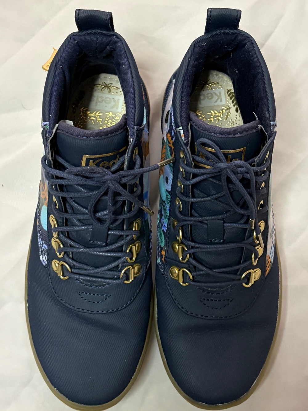 Keds x Rifle Paper Co. Floral Scout Boots – Women's Size 7 - Picture 3 of 8